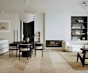 Modern A Living Room-ID:838490963