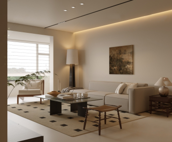 Modern A Living Room-ID:965311055