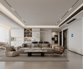 Modern A Living Room-ID:372939197