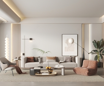 Modern A Living Room-ID:863174925