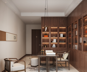 New Chinese Style Study Space-ID:717888128