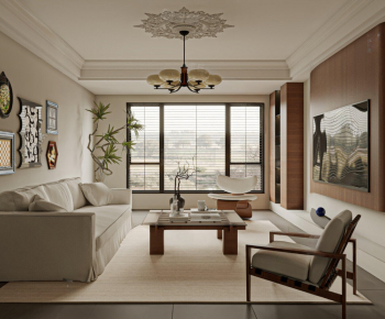 French Style A Living Room-ID:477015024