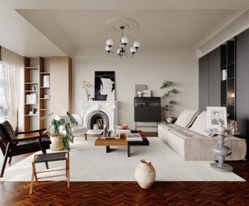 French Style A Living Room-ID:823147065