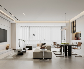 Modern A Living Room-ID:758469171