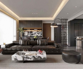 Modern A Living Room-ID:659344917