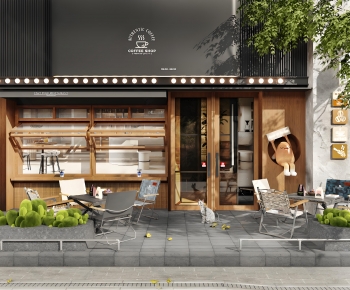 Modern Facade Element-ID:977152119