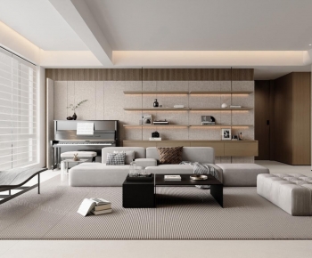 Modern A Living Room-ID:977406025