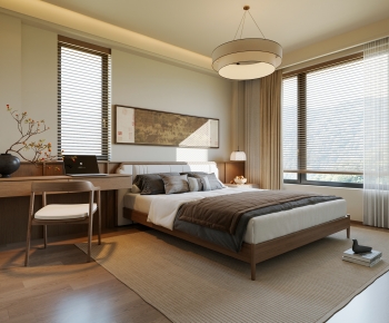 New Chinese Style Bedroom-ID:621478088