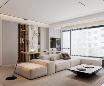 Modern A Living Room-ID:605800246