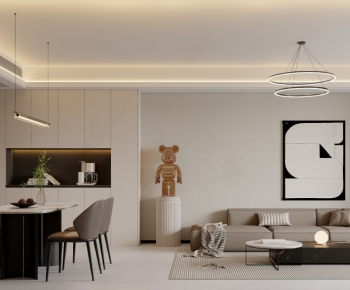 Modern A Living Room-ID:682492027