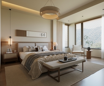 New Chinese Style Bedroom-ID:557284125