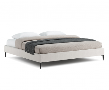 Modern Double Bed-ID:646162994