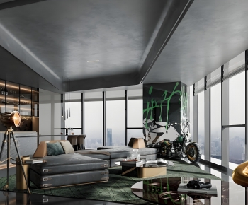 Modern A Living Room-ID:973928938