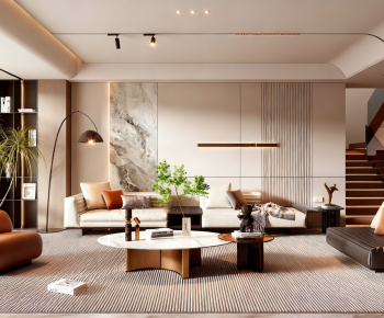 Modern A Living Room-ID:818332918