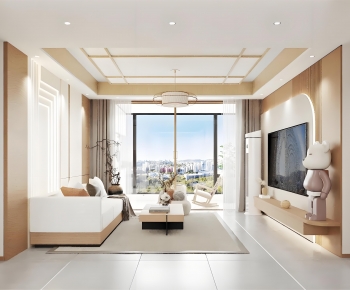 Japanese Style A Living Room-ID:325840957