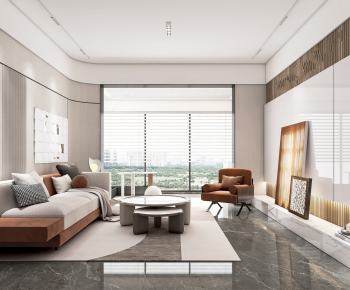 Modern A Living Room-ID:746560104