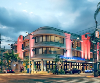 Modern Commercial Street-ID:974612955