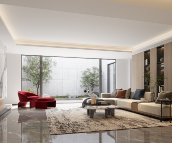 Modern A Living Room-ID:867741111