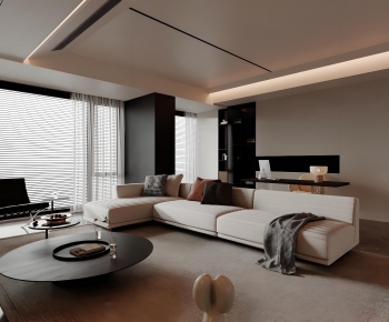 Modern A Living Room-ID:688400989