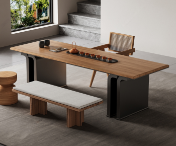 New Chinese Style Tea Tables And Chairs-ID:495306972