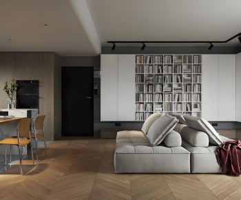 Modern A Living Room-ID:268863922