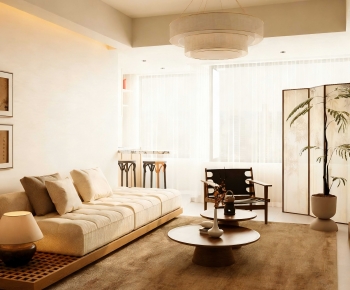 New Chinese Style A Living Room-ID:335056076