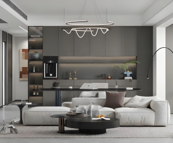 Modern A Living Room-ID:463815931