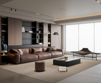 Modern A Living Room-ID:983290716