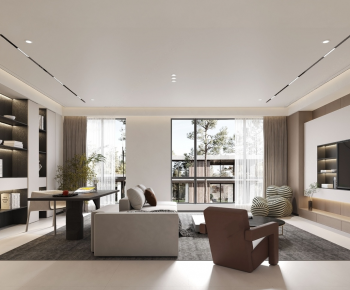 Modern A Living Room-ID:118351051