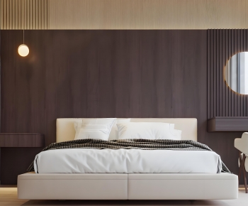 Modern Double Bed-ID:472279077