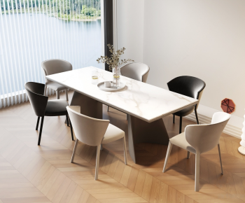 Modern Dining Table And Chairs-ID:772660978
