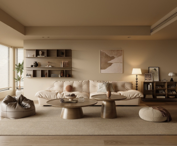 Wabi-sabi Style A Living Room-ID:118398902