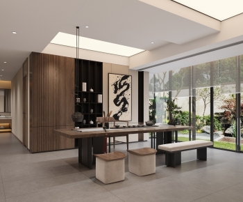 New Chinese Style Tea House-ID:259651901