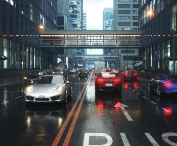 Modern Commercial Street-ID:779382949