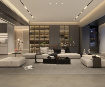 Modern A Living Room-ID:192514904