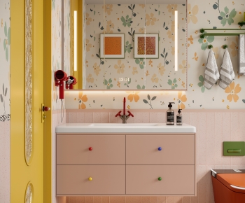 Modern Bathroom Cabinet-ID:115248923