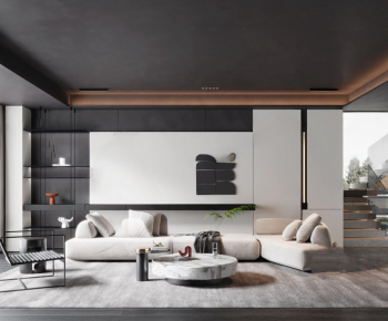 Modern A Living Room-ID:472001084