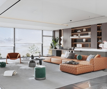 Modern A Living Room-ID:233340981