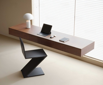 Modern Computer Desk And Chair-ID:775974049