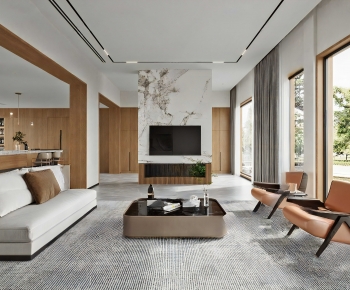 Modern A Living Room-ID:396280354