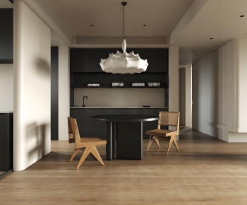 Wabi-sabi Style Dining Room-ID:365910595