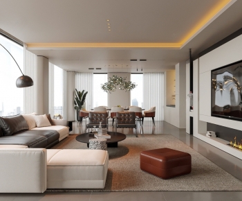 Modern A Living Room-ID:346386919