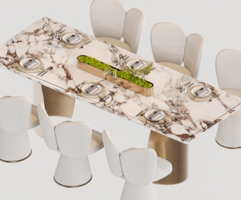 Modern Dining Table And Chairs-ID:623687984