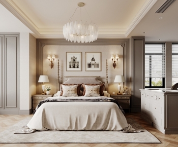 American Style Bedroom-ID:658319003