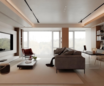 Modern A Living Room-ID:693300016