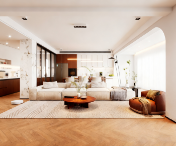 Modern A Living Room-ID:350859283