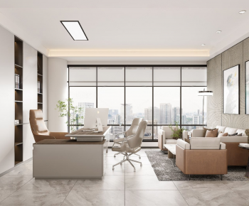 Modern Manager's Office-ID:915597924