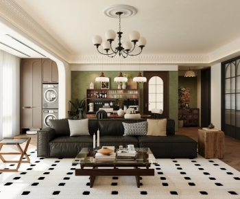 French Style A Living Room-ID:331300978