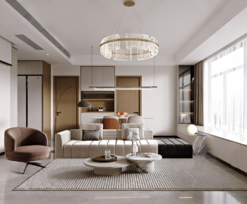 Modern A Living Room-ID:937402967