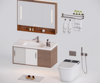 Modern Bathroom Cabinet-ID:526808028